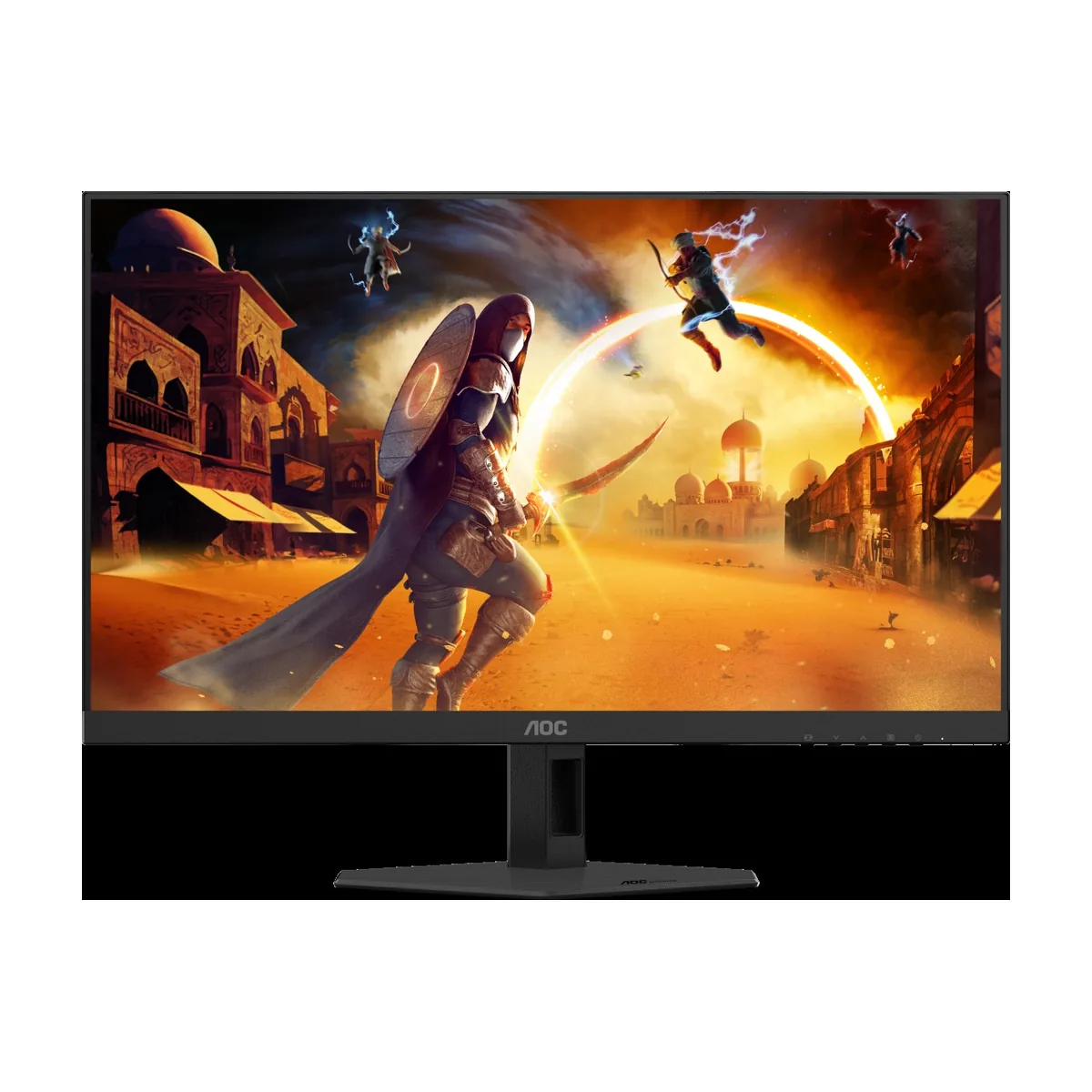 Монитор 27" AOC 27G4HRE Fast IPS 1920x1080, 200 Гц, 0.5 мс, 16:9, 300 кд/м², 2xHDMI 2.0, DP 1.4, 3.5 Jack, динамики (2x2 Вт), HDR10, черный