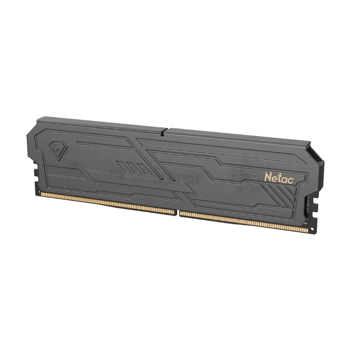 Оперативная память Netac 16GB DDR4 3600Mhz, (8GBx2) DIMM Shadow III, Black, с радиатором