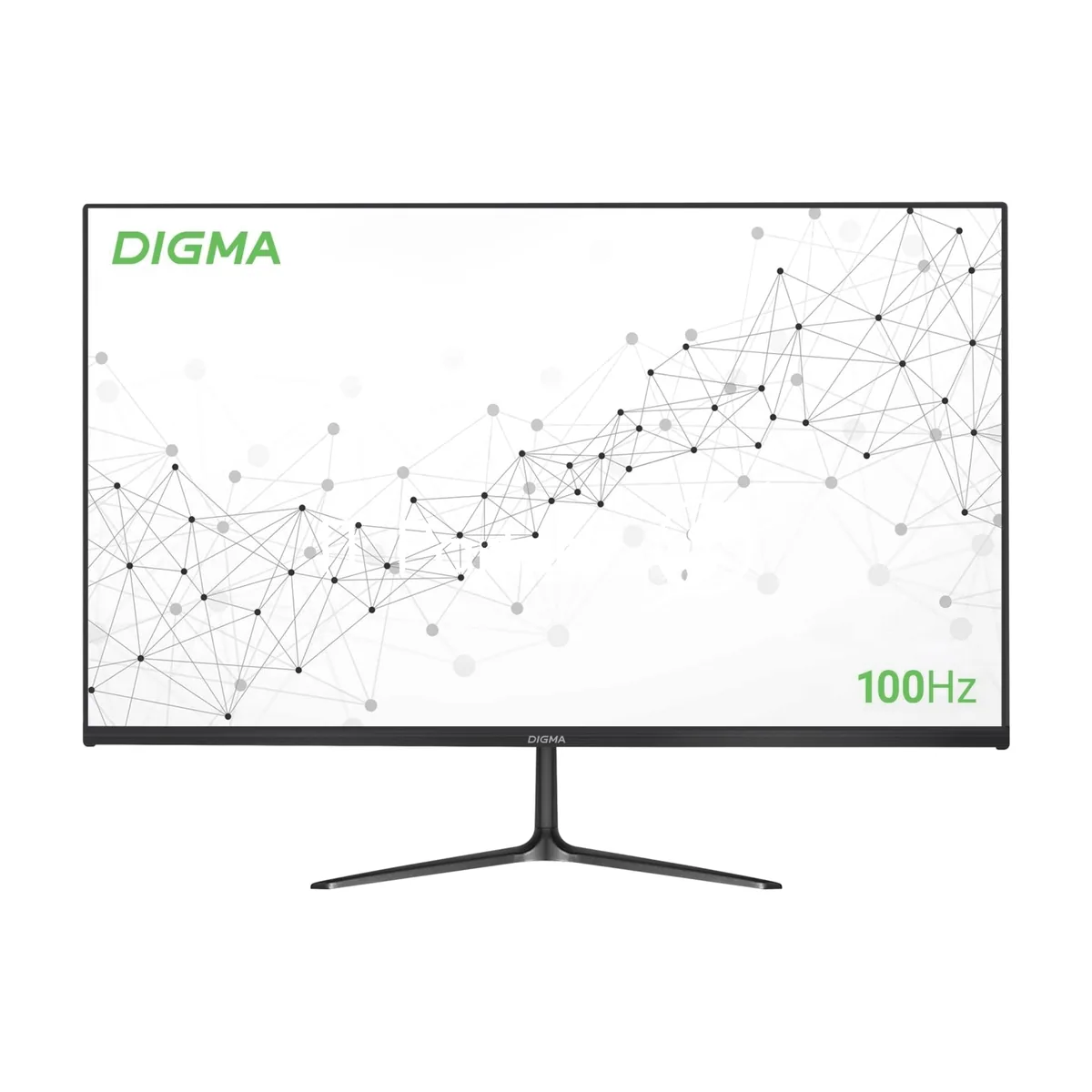 Монитор 27" Digma Progress 27P302Q IPS 2560x1440, 100 Гц, 1 мс, 16:9, 250 кд/м², HDMI 2.1, DP 1.2, FreeSync, черный