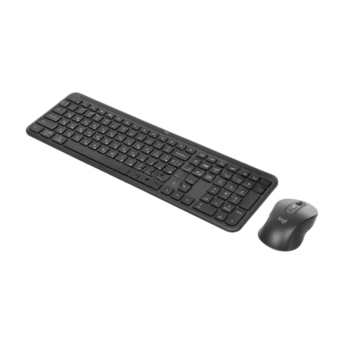 Комплект клавиатура+мышь Logitech MK950 беспроводной, USB, графитовый/чёрный