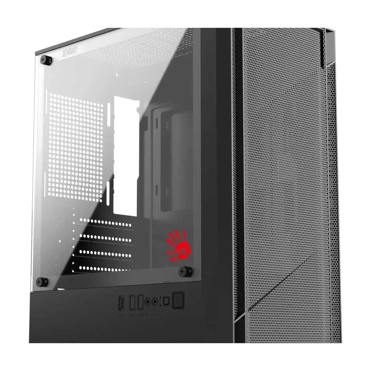 Корпус Bloody CC-124-BK, Mini-Tower, чёрный