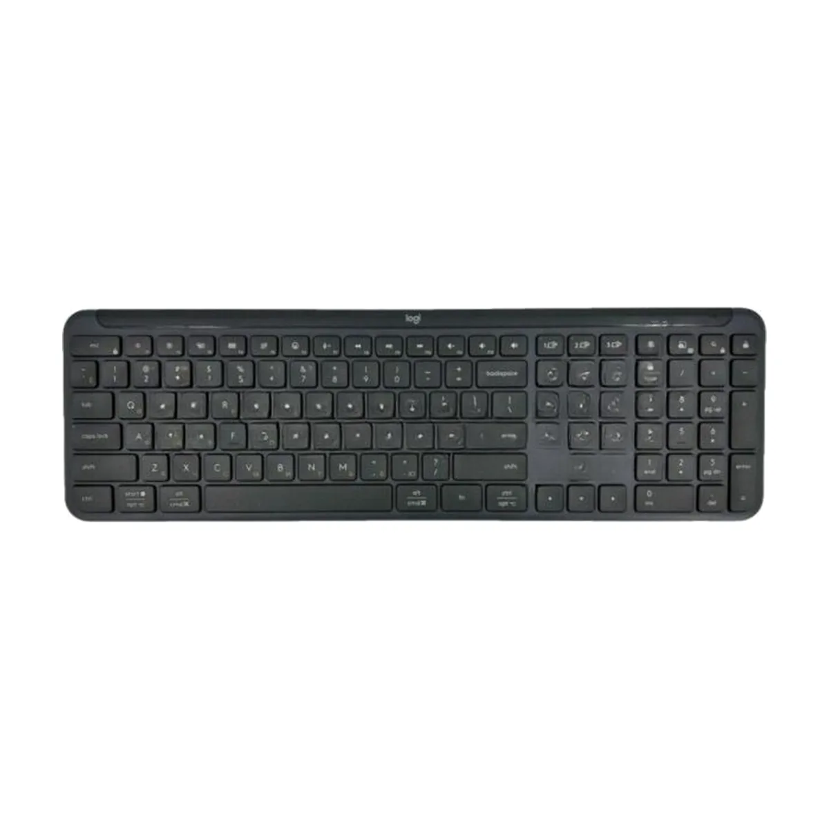 Клавиатура Logitech Signature Slim K950 беспроводная, Bluetooth, радиоканал, серый