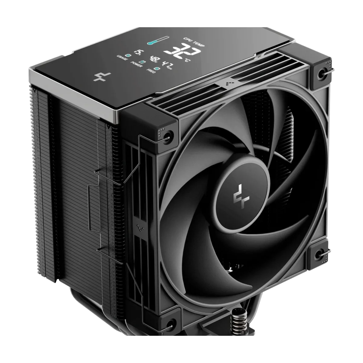 Устройство охлаждения(кулер) Deepcool AK700 Digital NYX Soc-AM5/AM4/1200/1700/1851 черный 4-pin 21-36dB Al+Cu LCD 280W 1252gr Ret (R-AK700-BKNNMN-GJD-1)