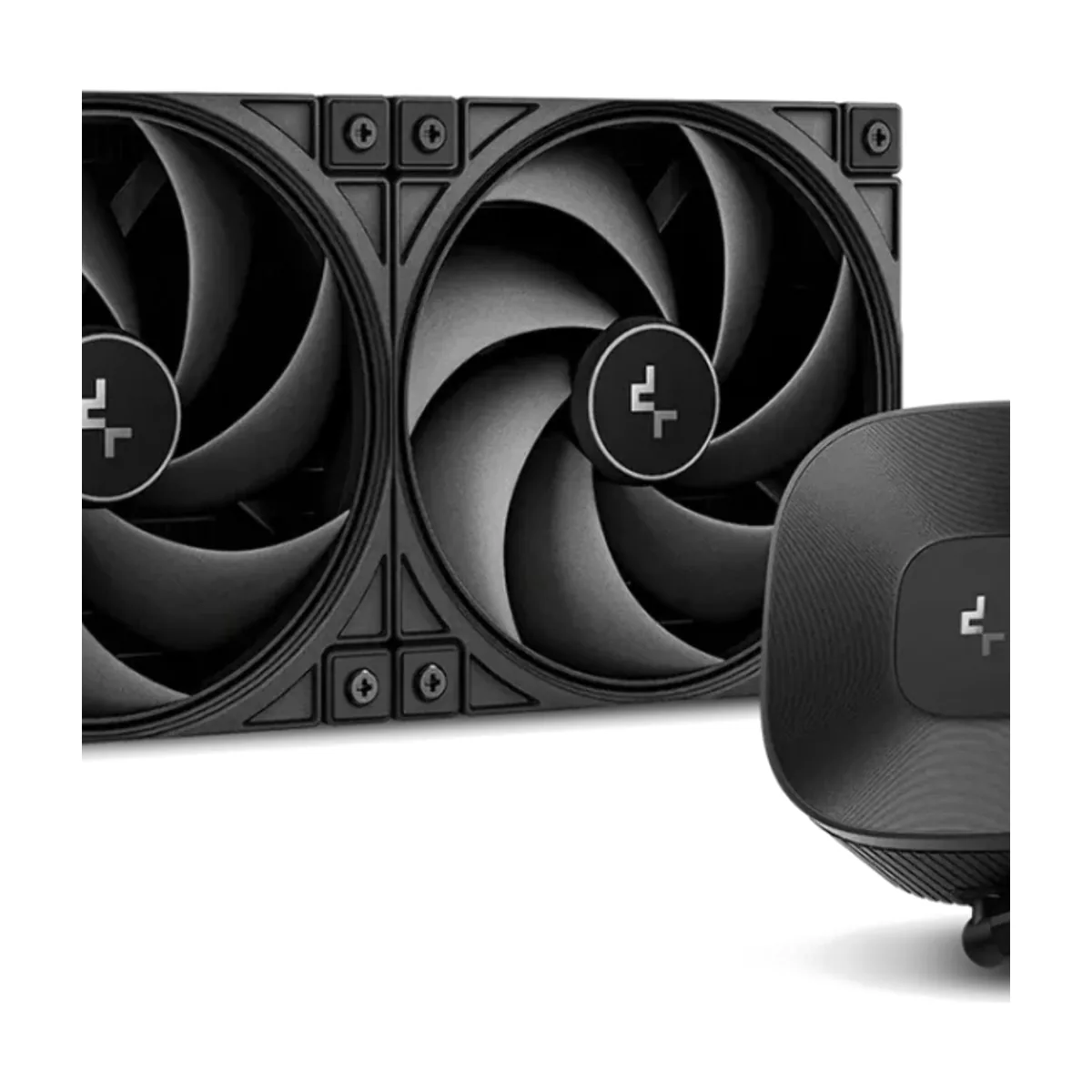 Система жидкостного охлаждения Deepcool LE240 V2 Zero Dark Soc-AM5/AM4/1200/1700/1851 черный 4-pin 28.2-31.6dB Al 220W 1359gr Ret (R-LE240ZERO-BKLNMD-G-1)