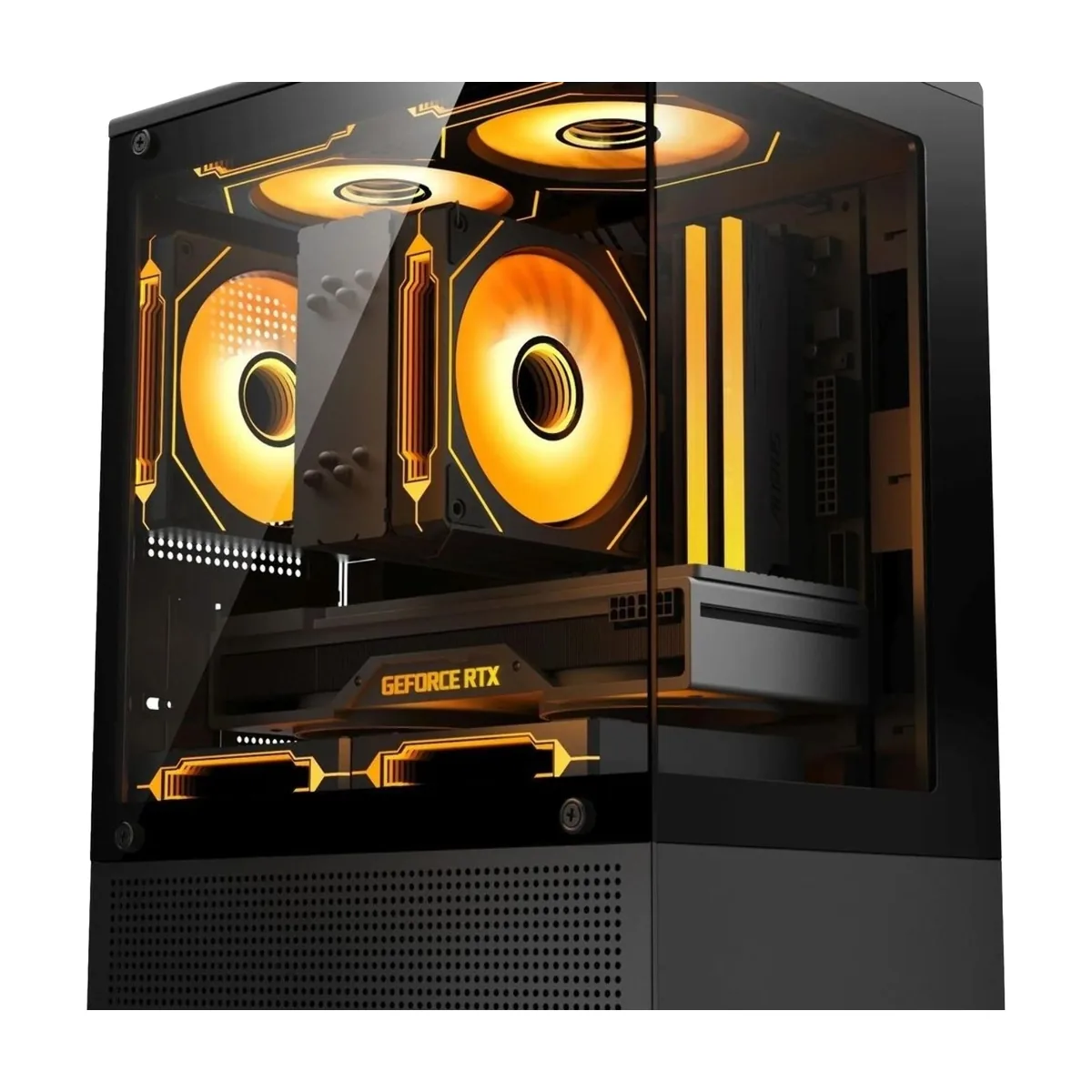 Компьютерный корпус Accord ACC-UE2B TG OFFICE PRO черный без БП mATX 2xUSB2.0 1xUSB3.0 1xUSB3.1 audio