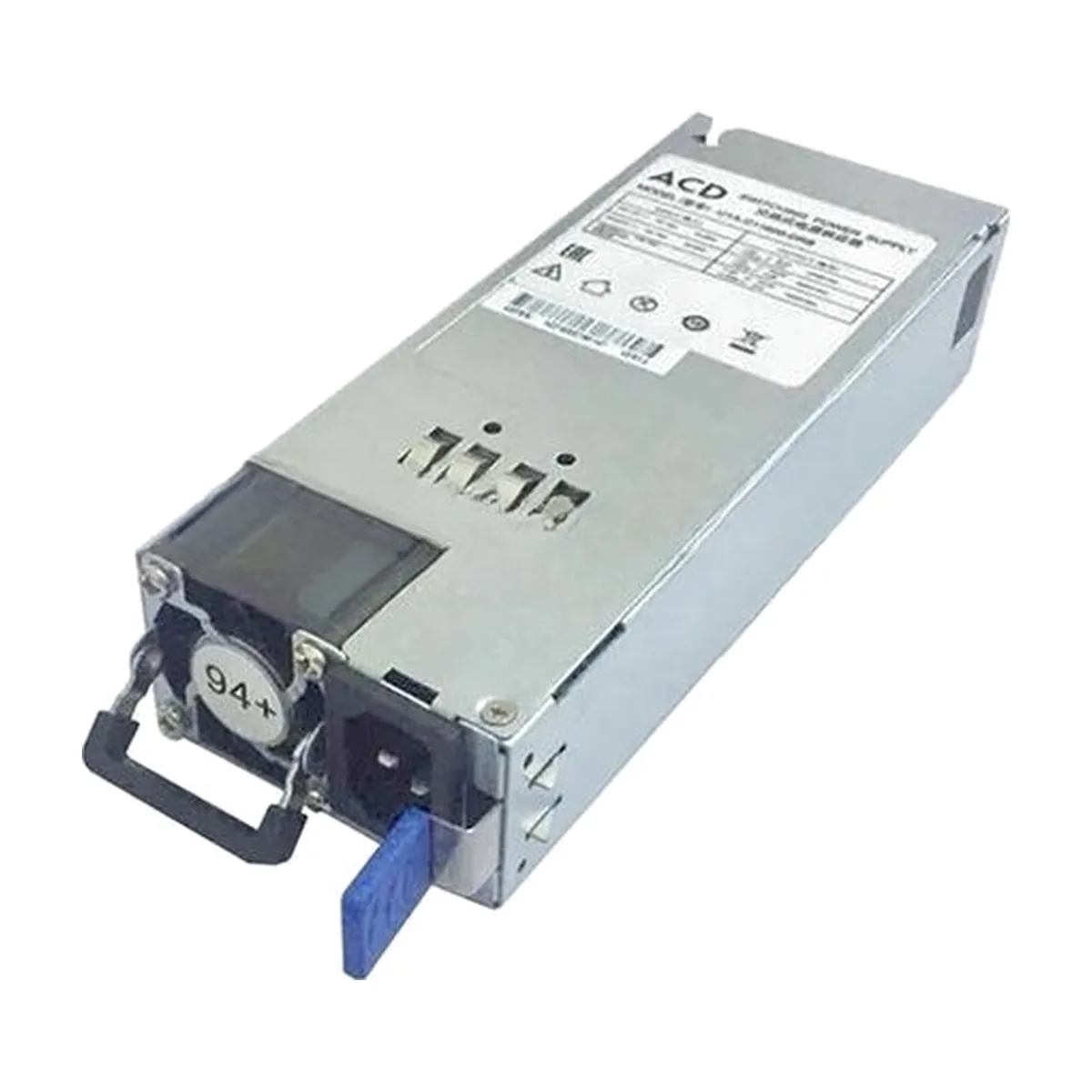 Серверный блок питания ACD CR1600, 1600Вт, 80+ Platinum, 40мм, 1U, серебристый