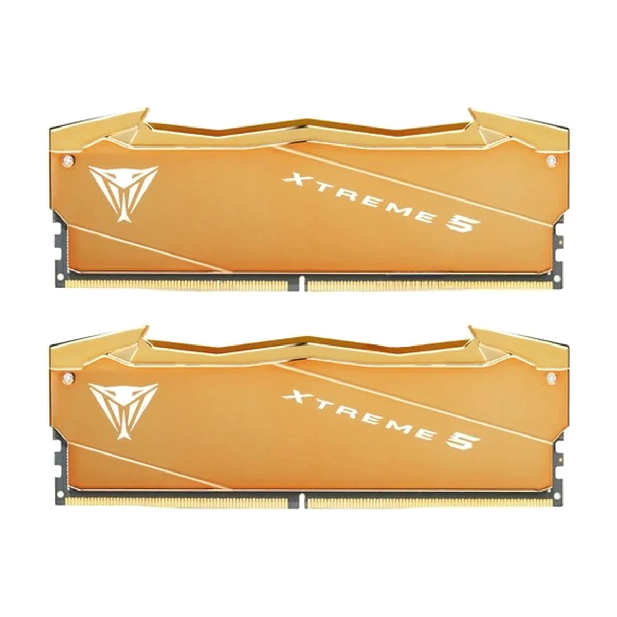 Оперативная память Patriot Viper Xtreme 5 Aurum, DDR5, 32GB (2x16GB), 6000 MHz, CL30, с радиатором, золотистый