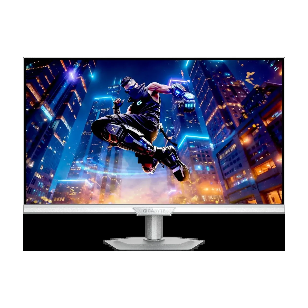 Монитор 27" Gigabyte M27Q2 ICE EK IPS 2560x1440, 200 Гц, 1 мс, 16:9, 350 кд/м², 2xHDMI 2.0, DP 1.4, USB-C (PD 18 Вт), 3.5 Jack, USB Hub (3x USB 3.2), DisplayHDR 400, G-Sync Compatible, белый