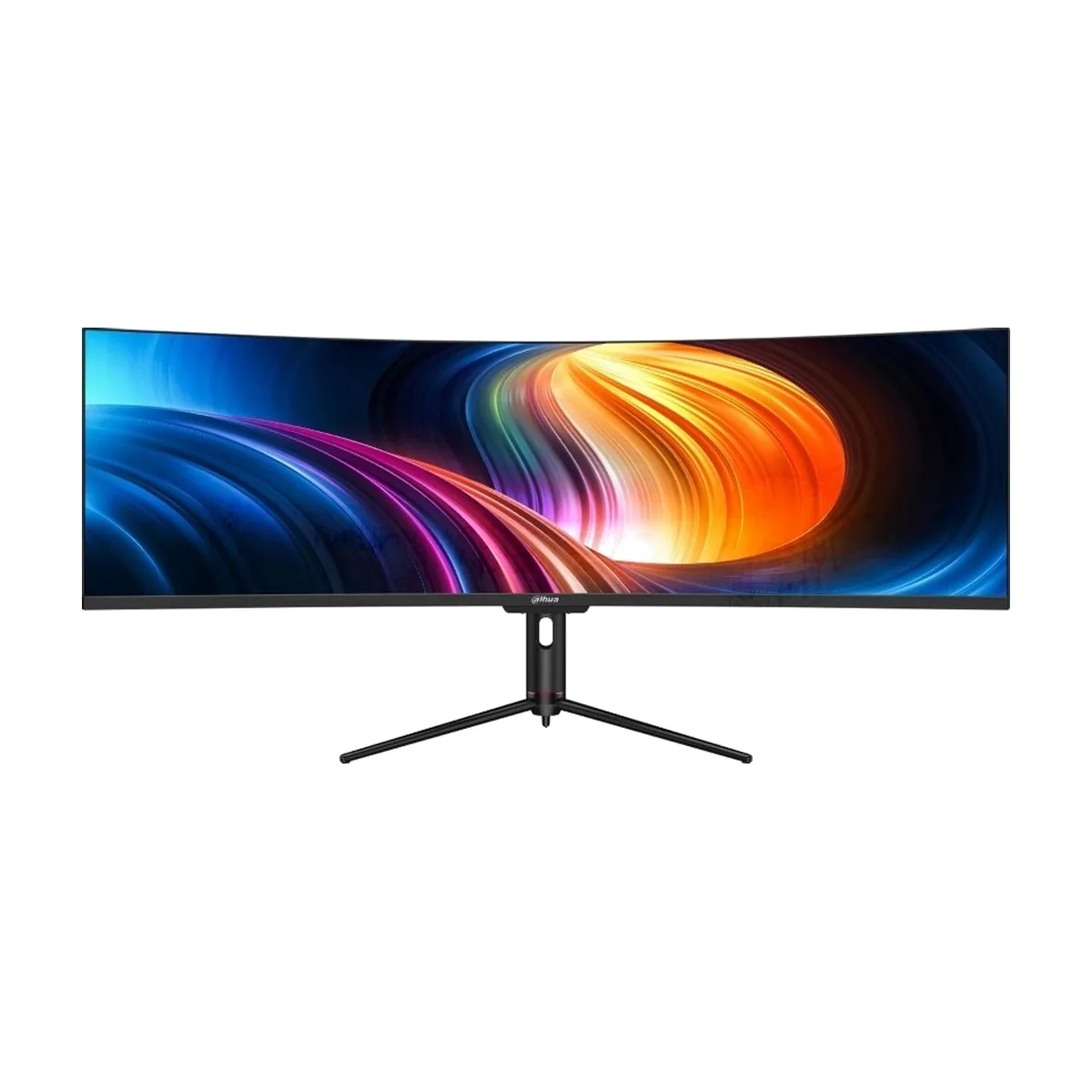 Монитор 49" Dahua DHI-LM49-EW410CA VA 5120x1440, 120 Гц, 1 мс, 32:9, 400 кд/м², HDMI 2.1, DP 1.4, 3.5 Jack, USB Hub (2x USB-A), динамики (2x3 Вт), HDR10, изогнутый экран (1800R), черный