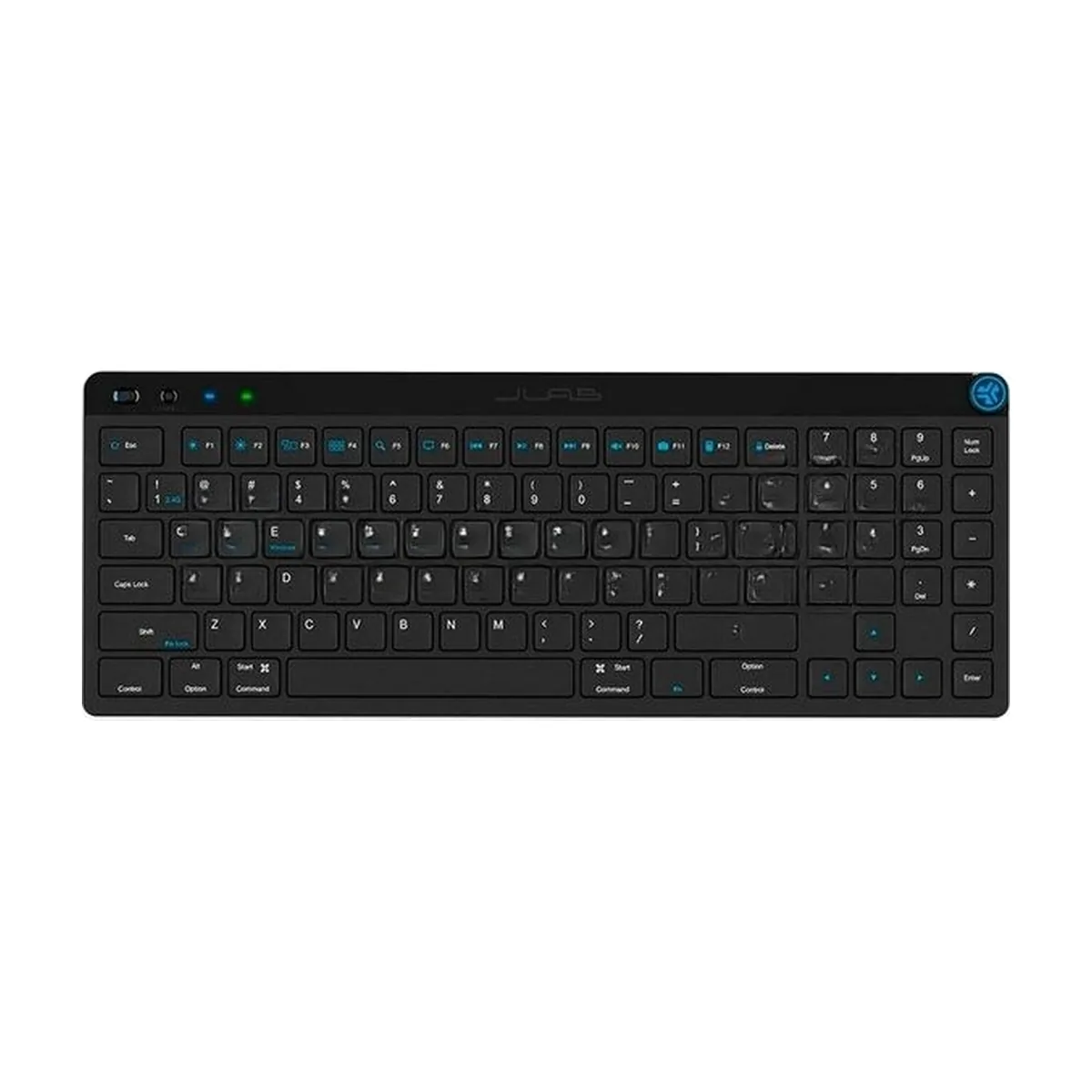 Клавиатура JLab JBuds Keyboard беспроводная, Bluetooth, радиоканал, чёрный