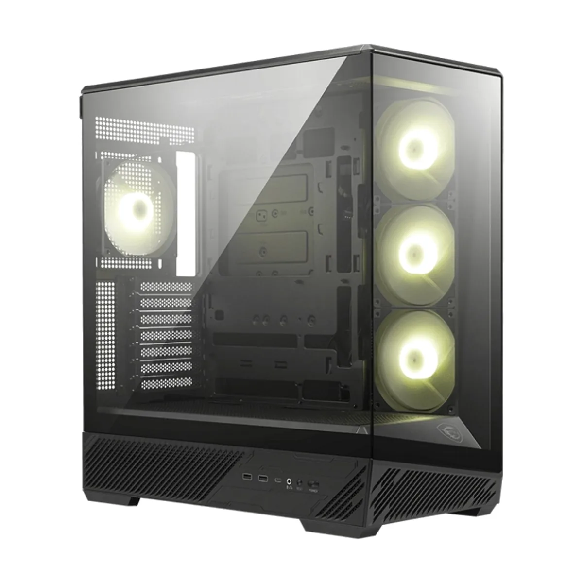 Компьютерный корпус MSI MAG PANO 130R PZ 2xUSB 3.2 Gen 1, 1xUSB 3.2 Gen2 Type-C, 3x120мм ARGB Reverse Blade Fan, 1x120мм ARGB Fan, 1 to 3 Fan PWM Splitter, Tempered Glass Window