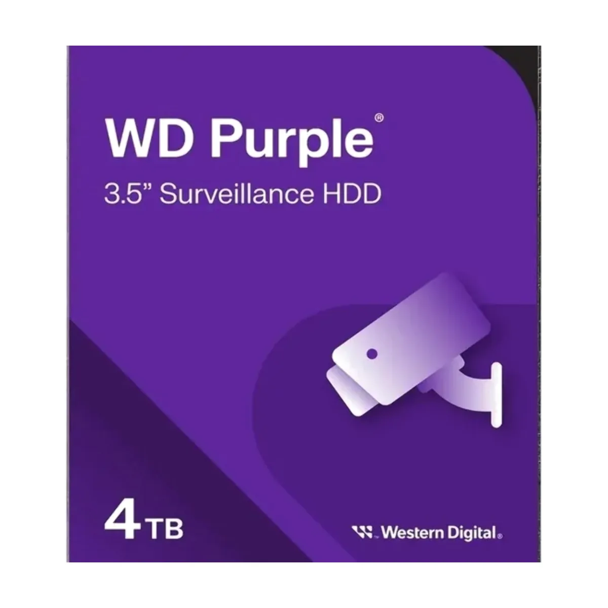 Жесткий диск Western Digital 4TB 5400 Purple Pro Surveillance, Cache 128MB