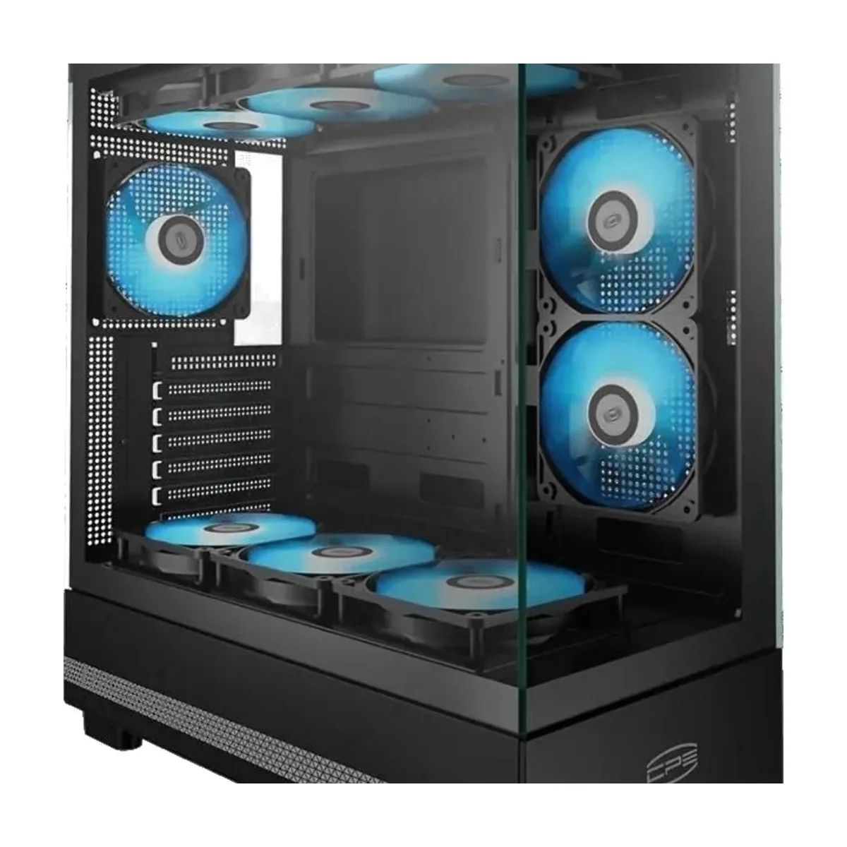 Корпус PcCooler C3Q500 BK черный без БП ATX 9x120мм 5x140мм 2xUSB3.0 audio bott PSU