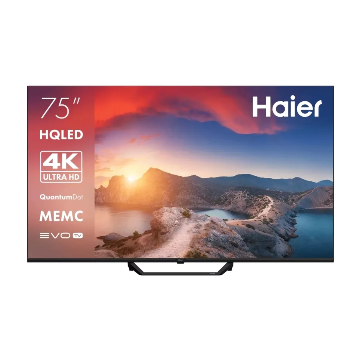 Телевизор Haier 75" S2 Pro DH1WVFD02RU черный QLED 4K UHD 60Hz Smart TV 2GB/16GB