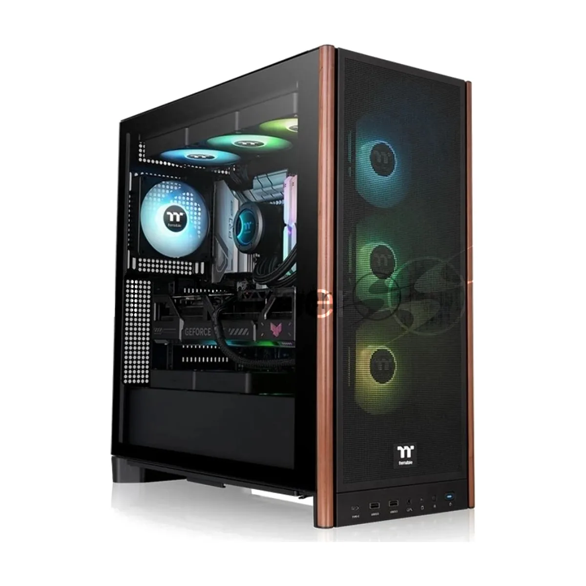 Корпус Thermaltake S370 WS, Midi-Tower, чёрный, 4 x 120 мм