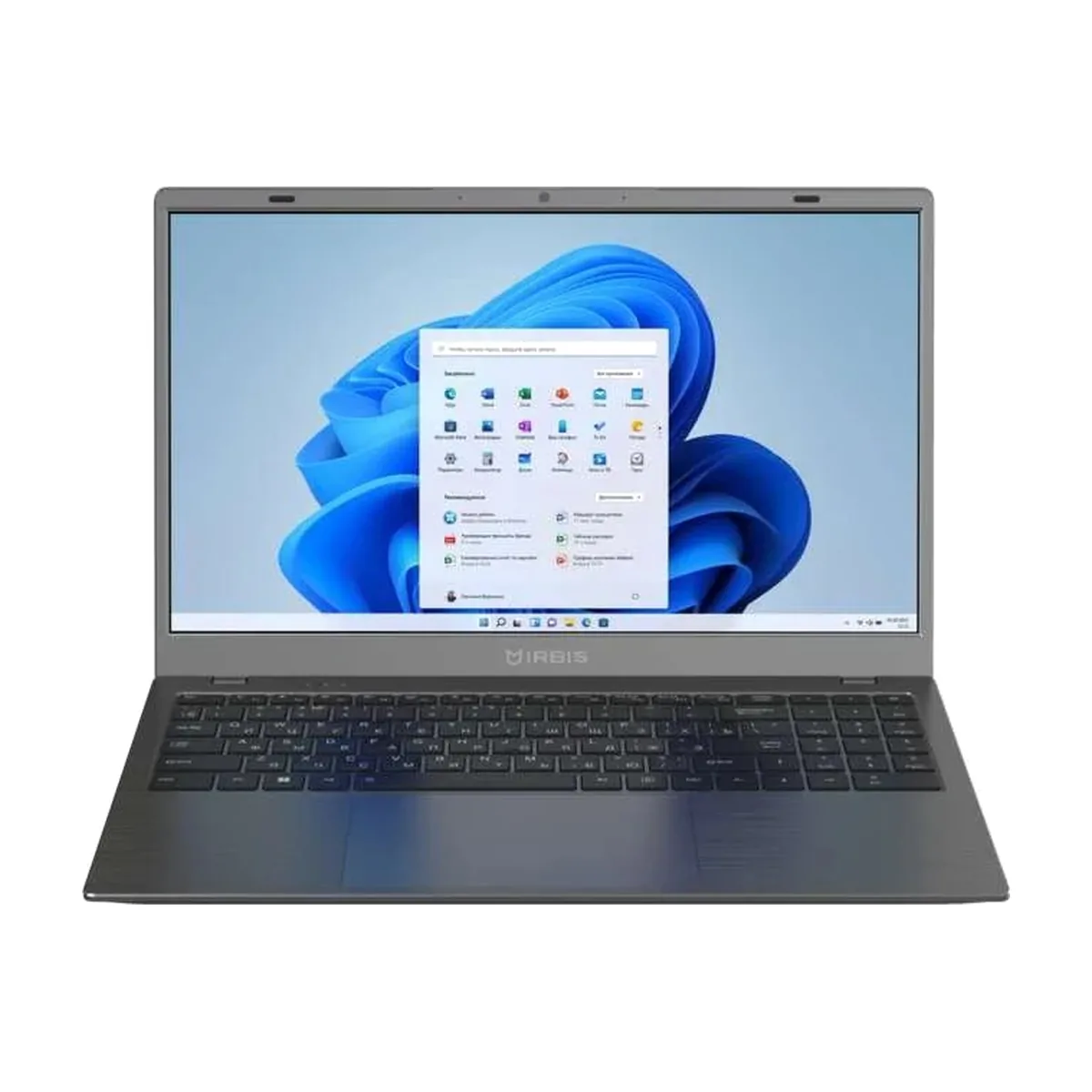 Ноутбук IRBIS GroovyBook 15NBP2001_G2/15.6"/IPS/Intel Core i5 1250P/16Gb/512Gb SSD/Intel Iris Xe graphics/Windows 11 Pro/серый/1.63kg