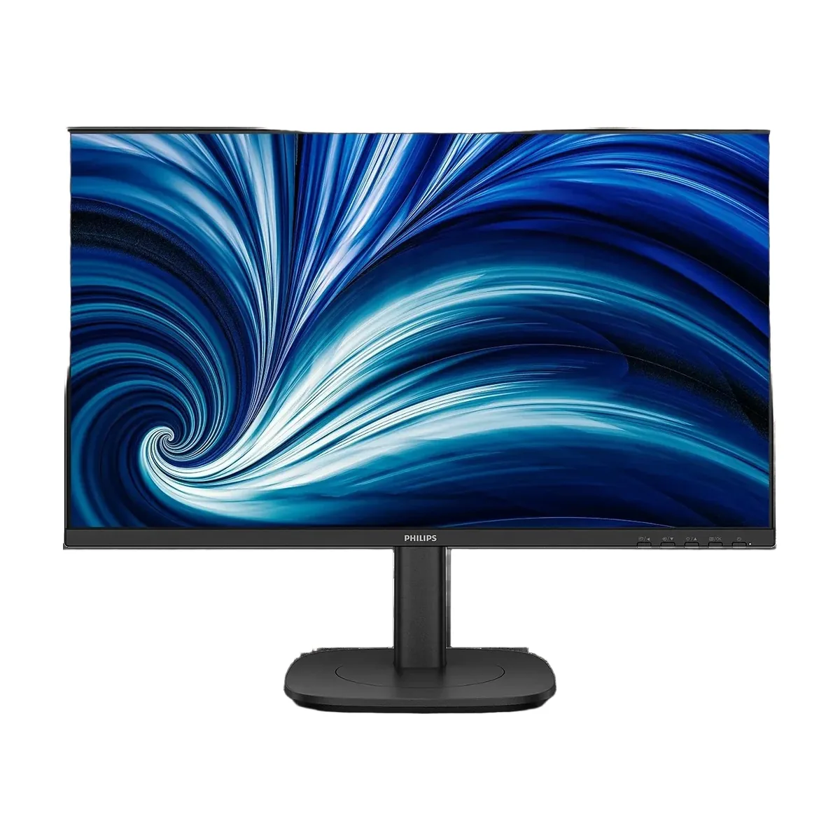 Монитор 23.8" Philips 24B2U3601 IPS 2560x1440, 120 Гц, 4 мс, 16:9, 350 кд/м², HDMI, DisplayPort, Flicker-Free, черный