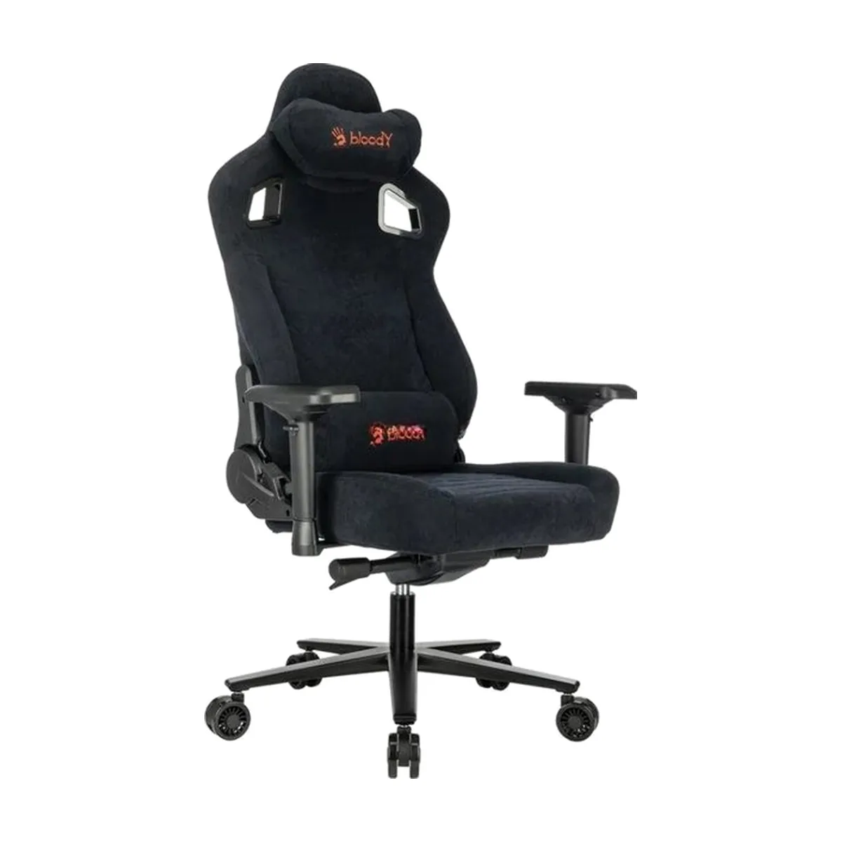 Кресло игровое A4Tech Bloody GC-660 черный Formula 999 искусственная замша с подголов. крестов. металл