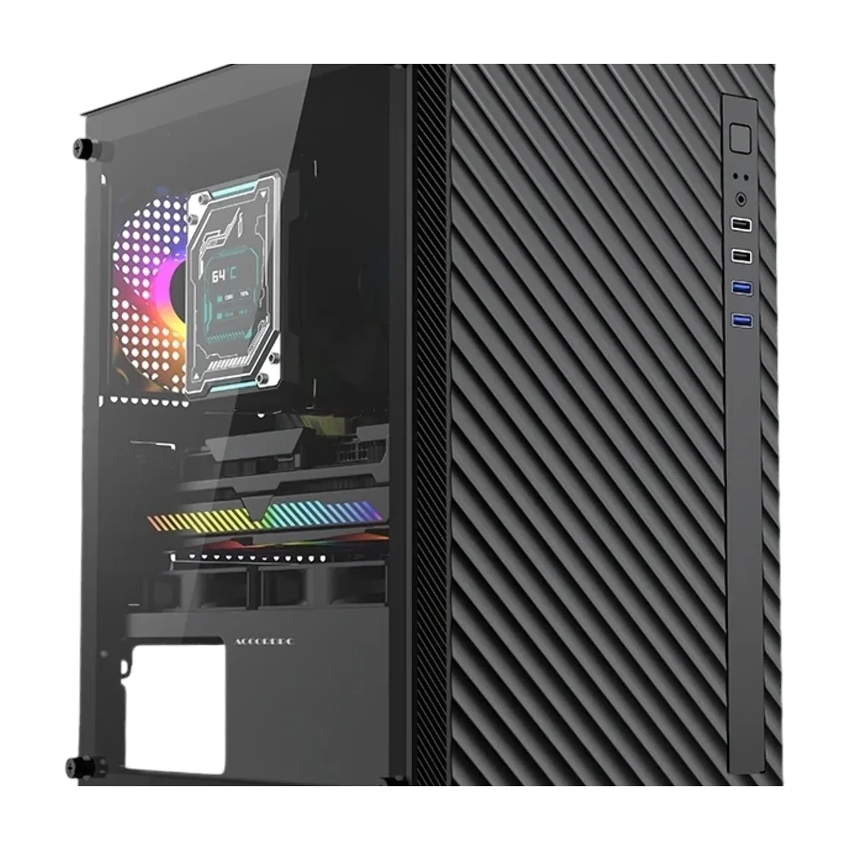 Корпус ACCORD ACC-508, Mini-Tower, чёрный