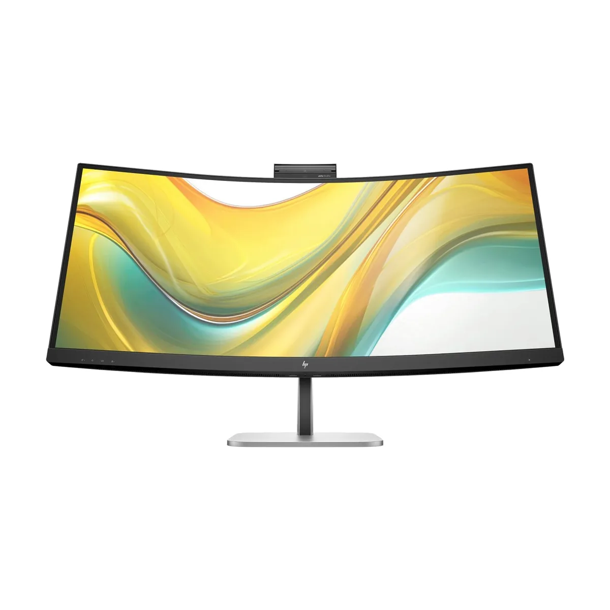 Монитор 34" HP 534pm VA 3440x1440, 100 Гц, 5 мс, 21:9, 400 кд/м², HDMI, DisplayPort, USB-C (100 Вт), веб-камера 5 Мп, встроенные динамики, KVM-модуль, датчик освещения, изогнутый экран 1500R, черный и серебристый