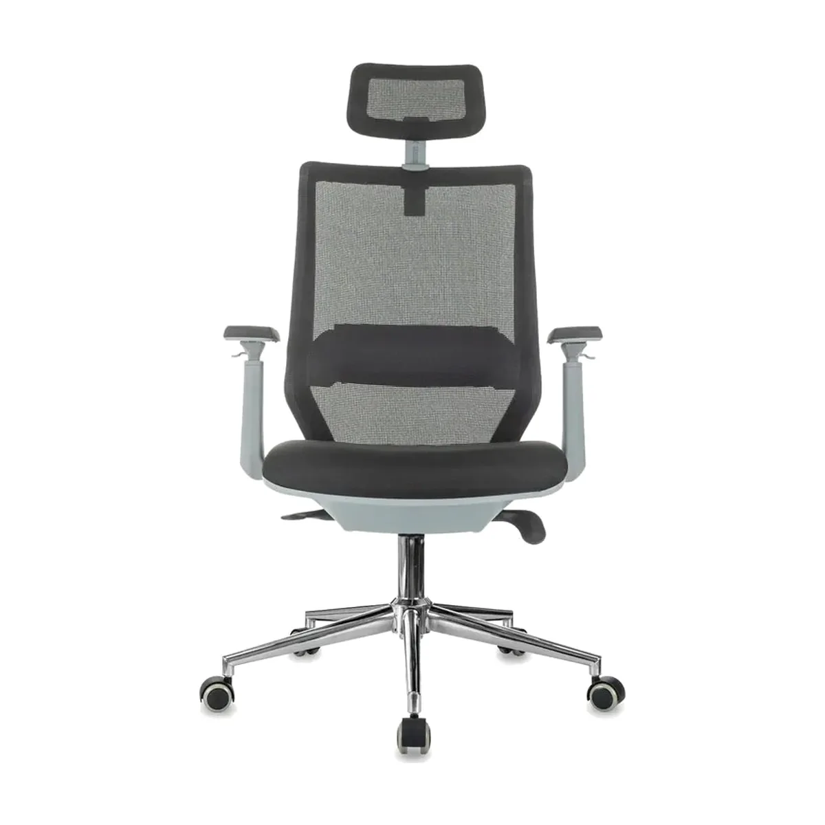 Кресло эргономичное Бюрократ MC-G612N-H черный Elastic-102 Neo Black сетка/ткань с подголов. крестов. металл хром