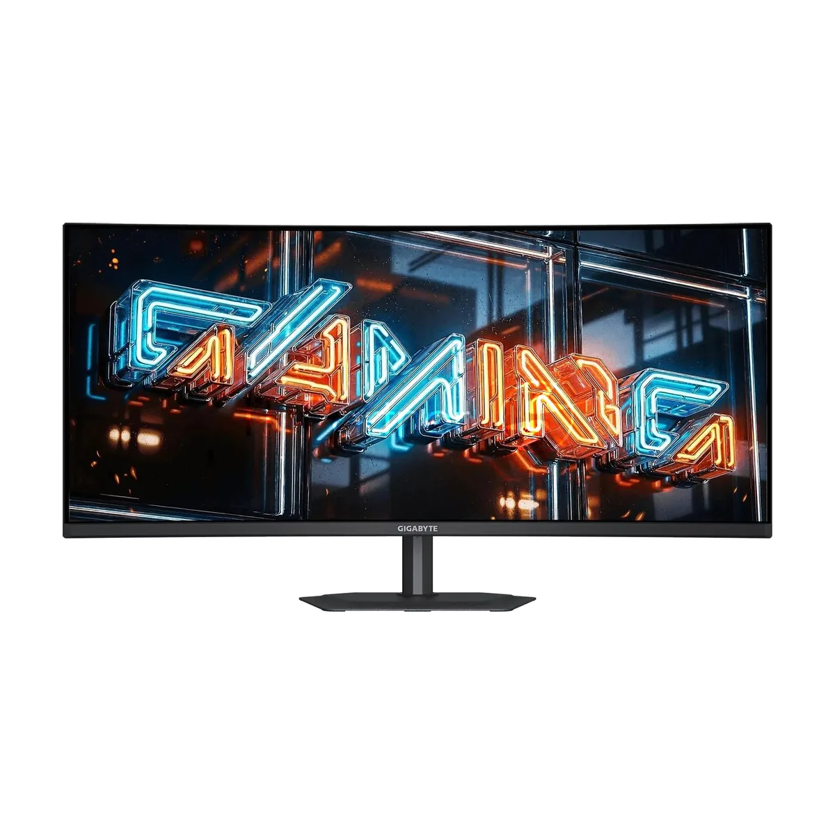 Монитор 34" Gigabyte MO34WQC36 OLED 3440x1440, 360 Гц, 0.03 мс, 21:9, 300 кд/м², 2xHDMI, DisplayPort, USB-C, HDR, FreeSync Premium Pro, G-Sync Compatible, Flicker Free, встроенные динамики, поворот на 90 градусов, регулировка по высоте, черный