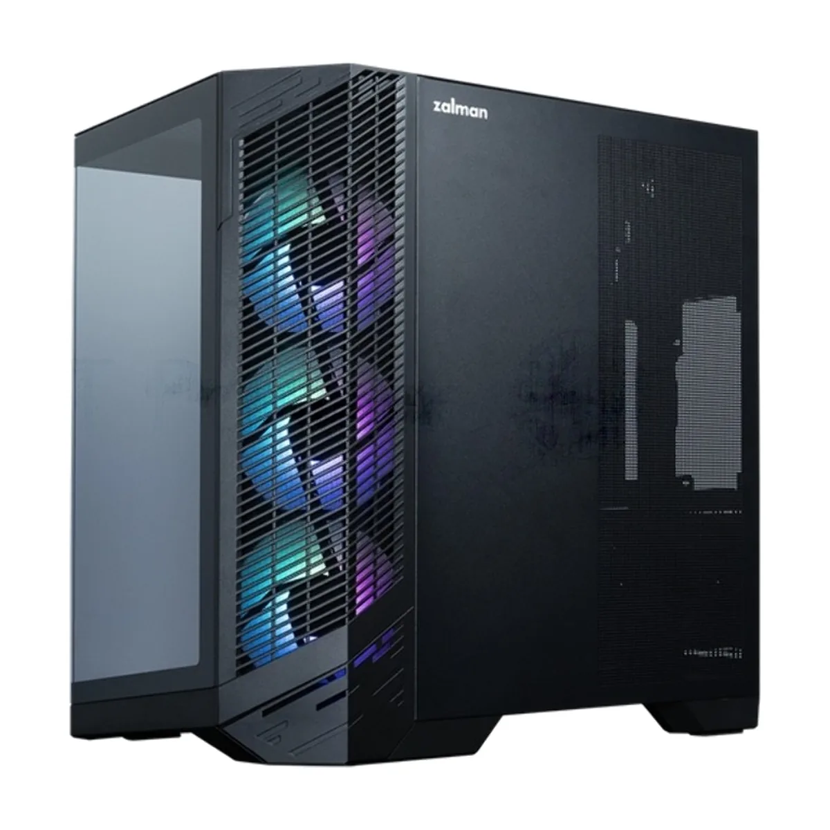 Корпус ZALMAN D50, ATX, BLACK, WINDOW, 2x3.5", 3x2.5", 1xUSB TYPE-C, 2xUSB3.0, FRONT 1xXF360, REAR 1xXF120
