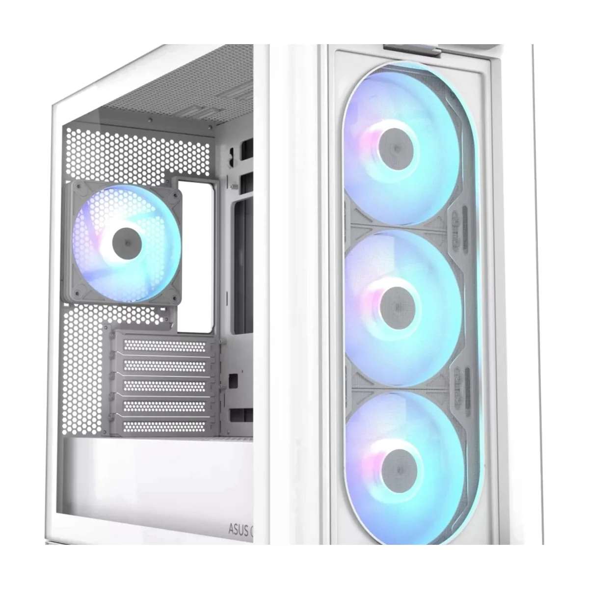 Корпус ASUS A23 Plus White, Mini-Tower, белый, 4 x 120 мм