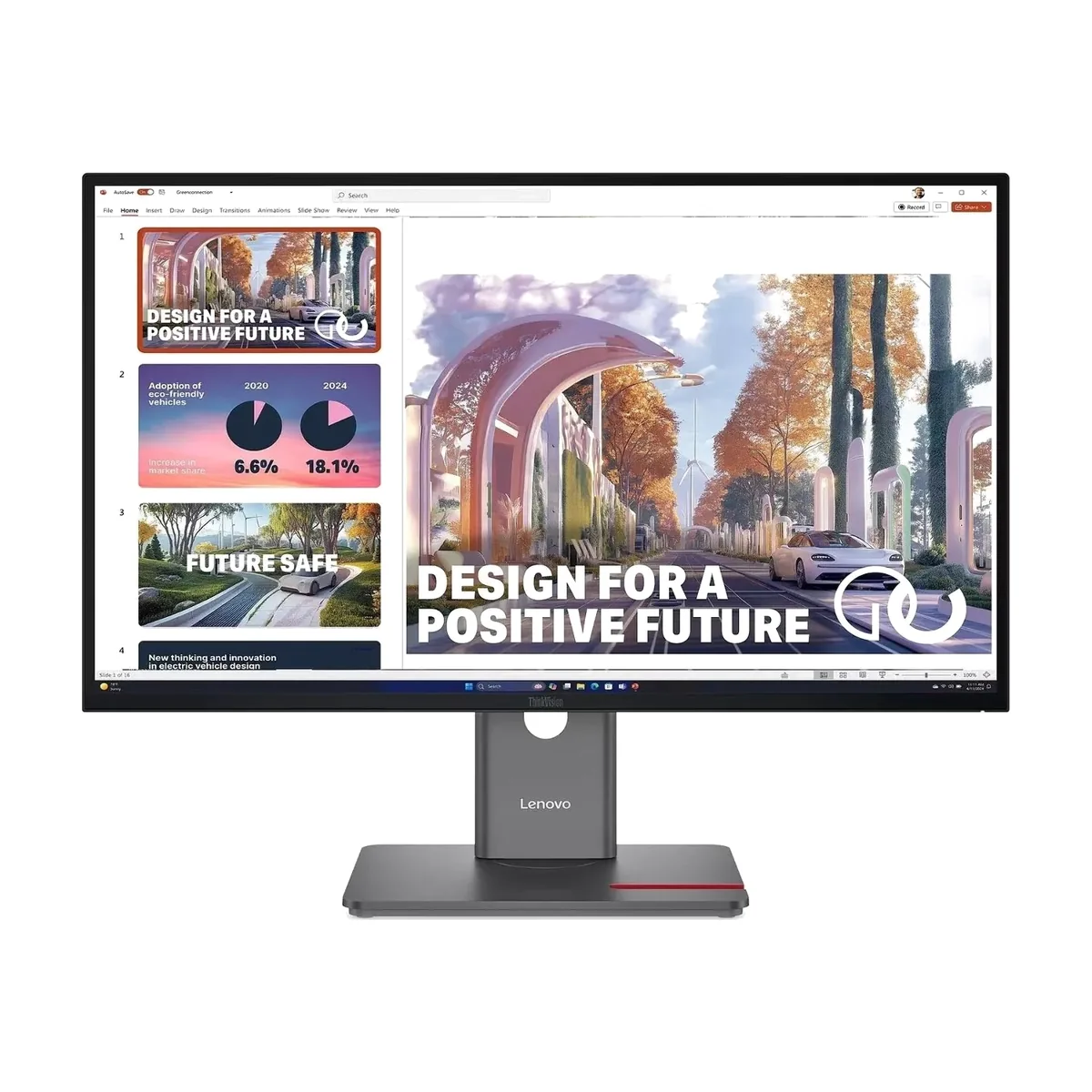 Монитор 27" Lenovo P27qd-40 IPS 2560x1440, 120 Гц, 4 мс, 16:9, 350 кд/м², HDMI 2.1, DisplayPort 1.4, USB-A, USB-C (140 Вт), Ethernet, KVM, встроенные динамики, Flicker Free, Low Blue Light, четырехсторонний безрамочный дизайн, регулировка по высоте, поворот на 90 градусов, черный