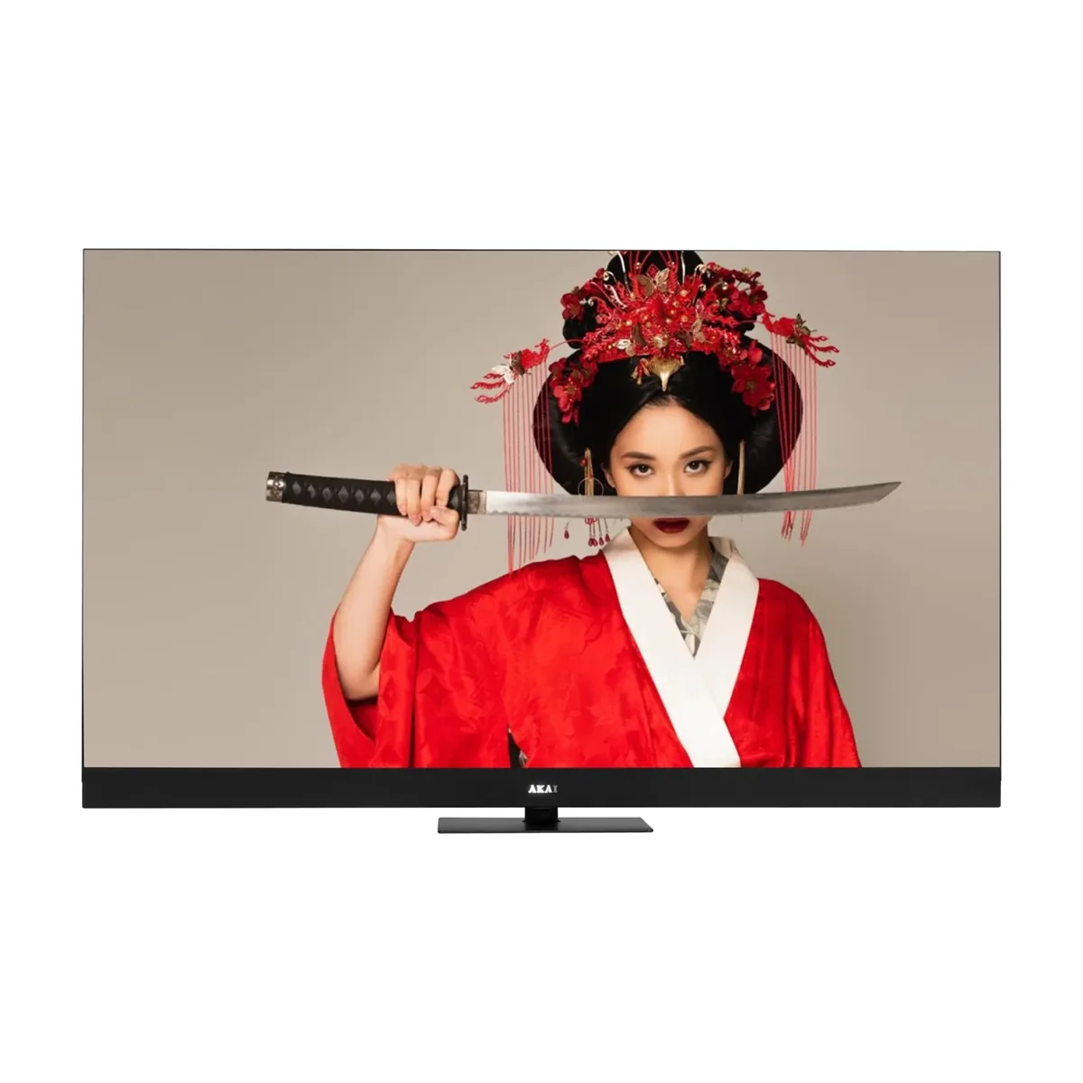 Телевизор AKAI 43" TA43BQ900 черный QLED UHD 60Hz Smart TV Салют ТВ 2GB/8GB