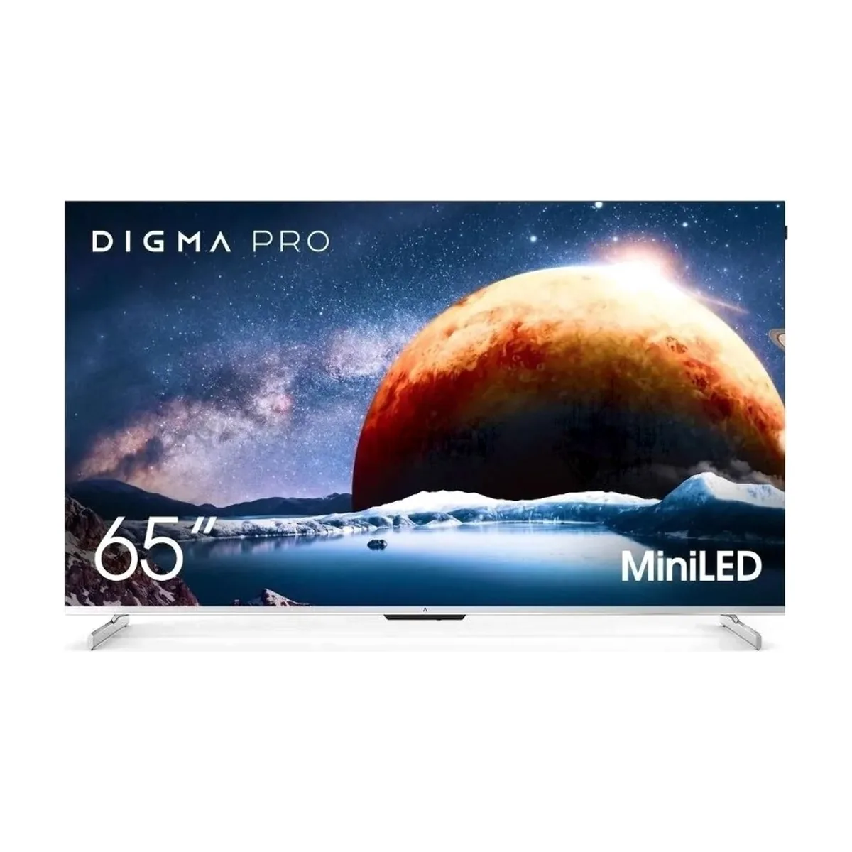 Телевизор Digma Pro 65" Mini LED 65Q серебристый/серебристый Mini LED UHD 144Hz Smart TV Google TV 3GB/32GB