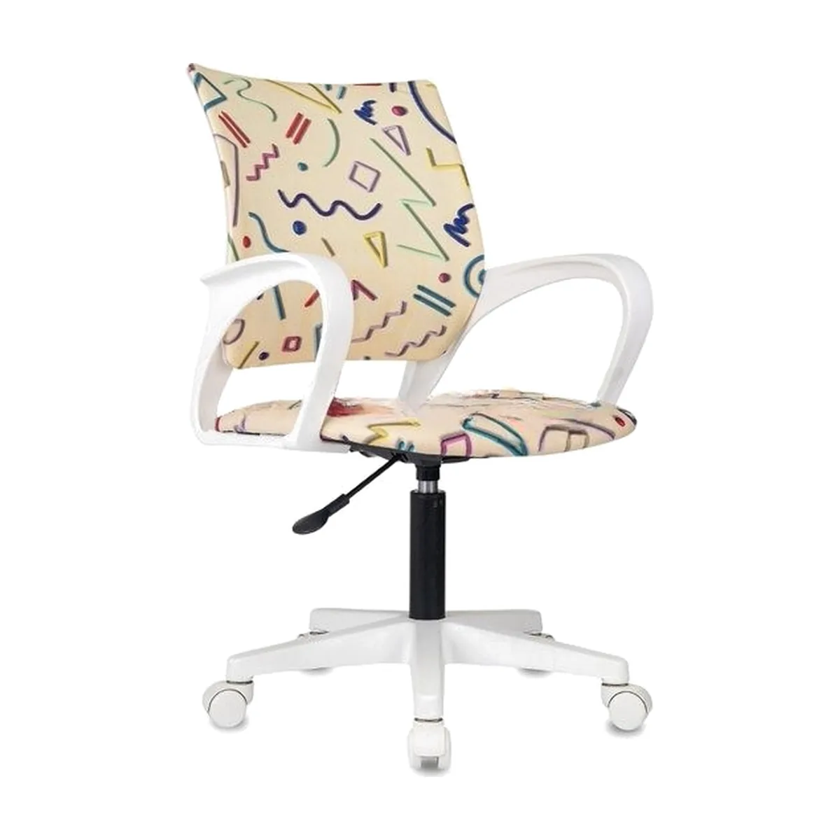 Кресло Domfy DK X-ROOM WH песочный Sticks 02 крестов. пластик пластик белый