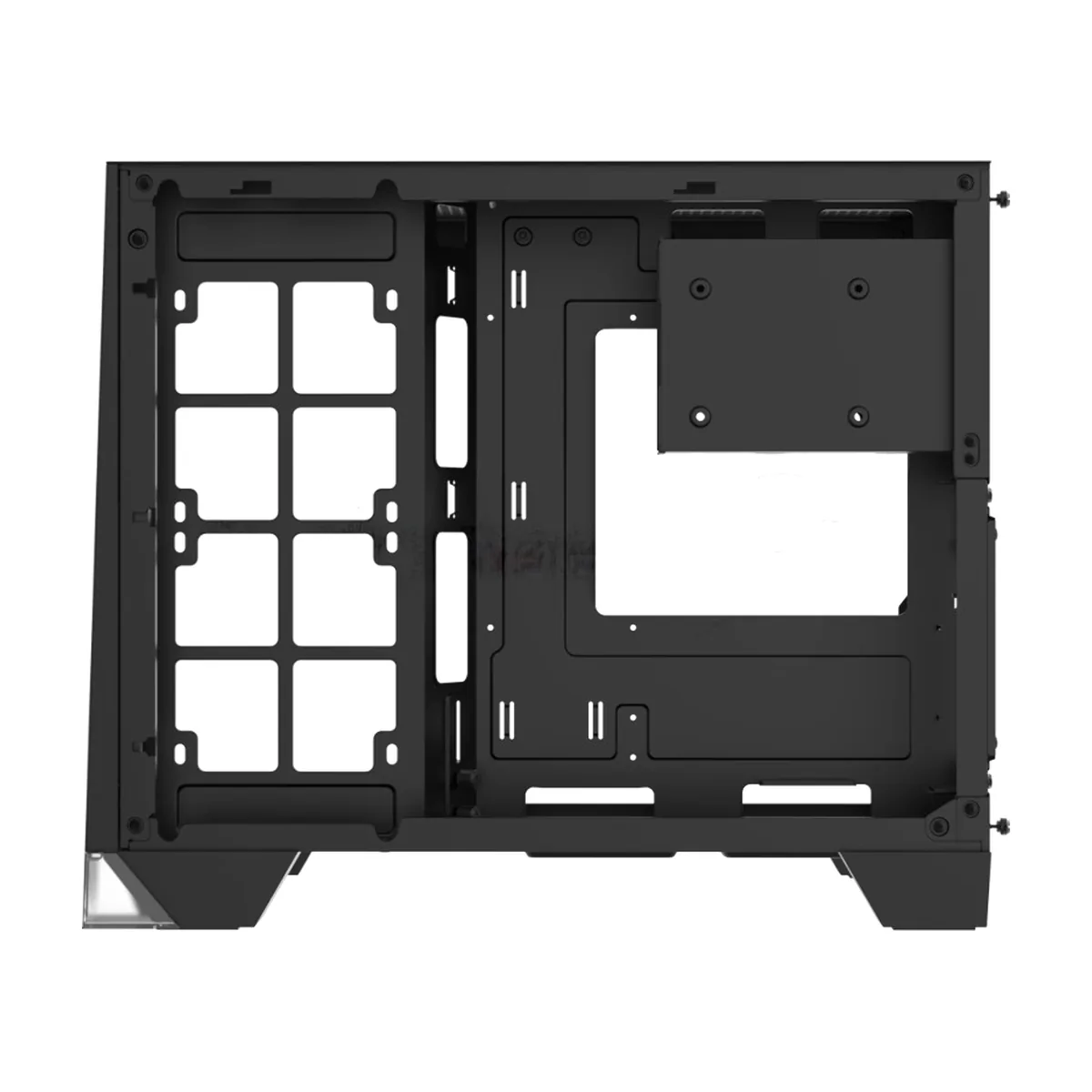 Корпус Formula Crystal Z4M черный без БП mATX 9x120mm 1xUSB3.0 audio bott PSU