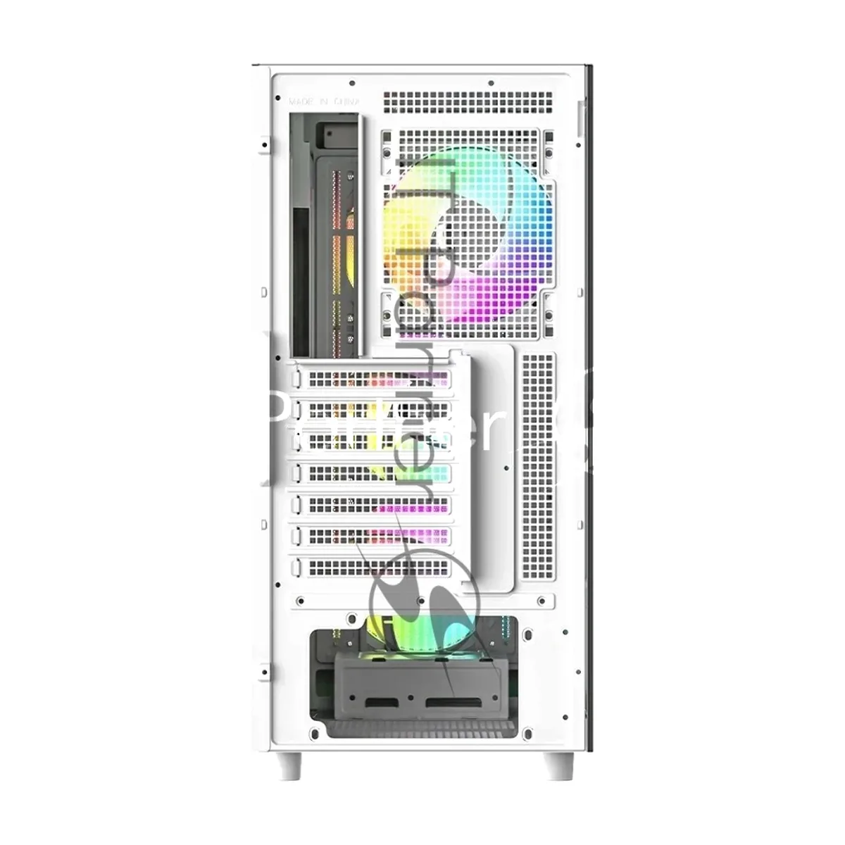 Корпус ID-Cooling Ware 510 белый без БП ATX 7x120mm 5x140mm 1xUSB2.0 1xUSB3.0 audio bott PSU