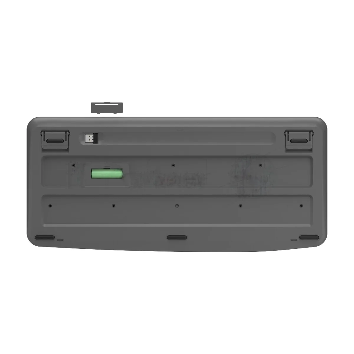 Клавиатура A4Tech FGK20 серый USB беспроводная Multimedia (подставка для запястий)