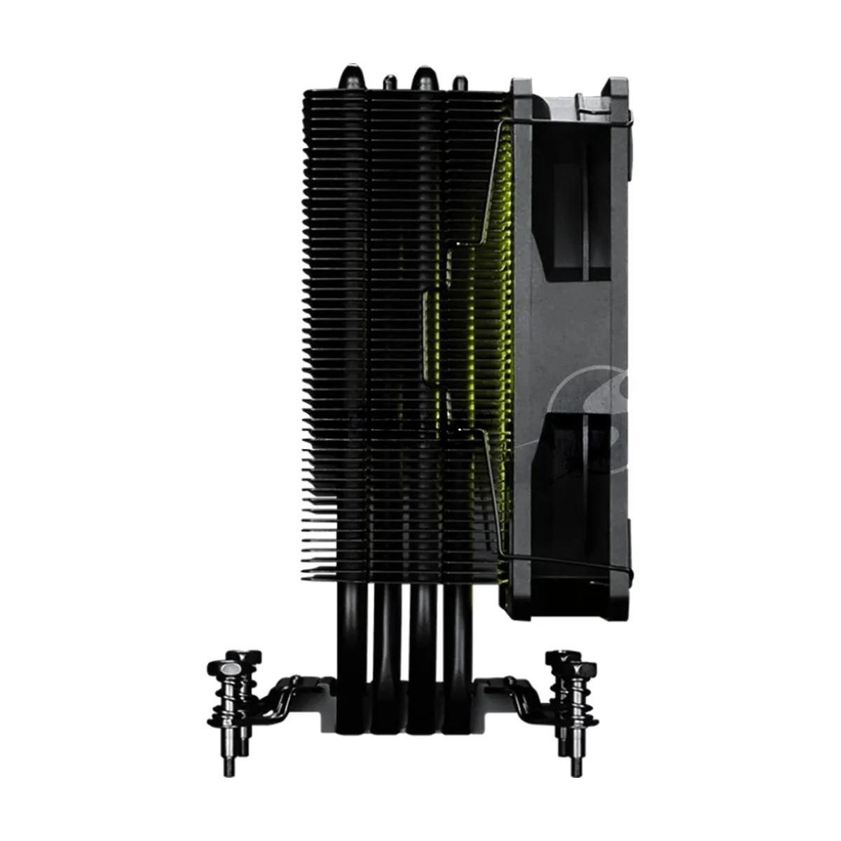 Кулер для процессора MSI Mag Corefrozr AA13 ARGB Soc-AM5/AM4/1700/1851 черный 3-pin 30.11dB Al+Cu 240W Ret (306-7ZWHA11-L80)