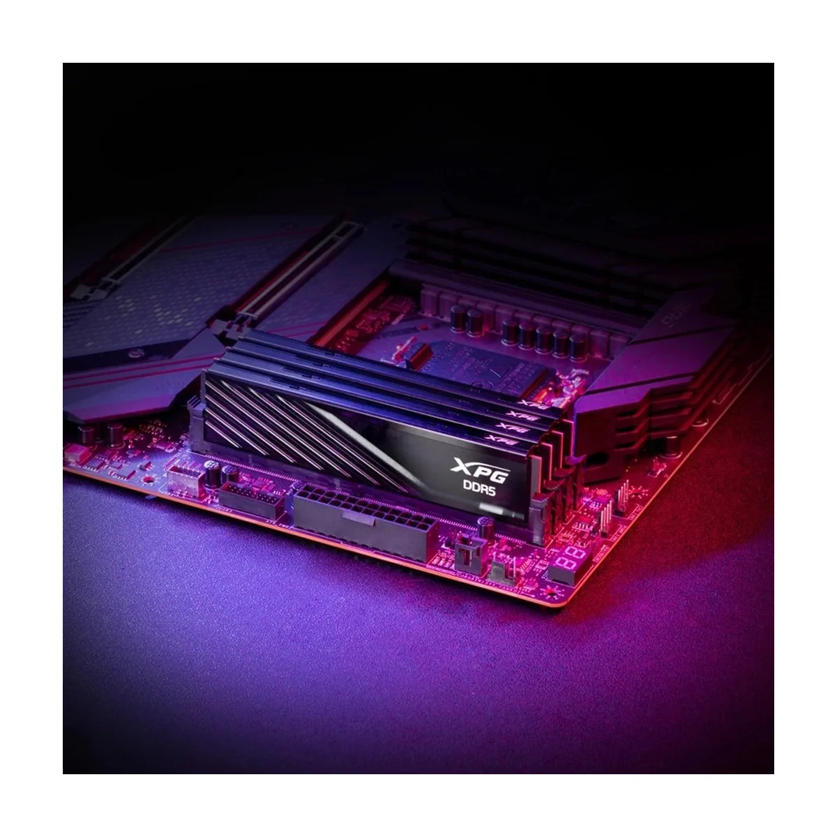 Память DDR5 8GB 5600MHz A-Data AX5U5600C468G-SLABBK XPG Lancer Blade RTL Gaming PC5-44800 CL46 DIMM 288-pin 1.1В single rank с радиатором Ret