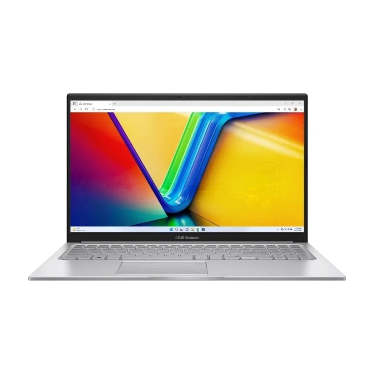 Ноутбук ASUS Vivobook 15 F1504VA-BQ336 Intel Core 5 120U/16Gb (D5)/SSD512Gb/UMA/15.6"/IPS/FHD/1920x1080/60Hz/NoOS/Silver/1.7kg