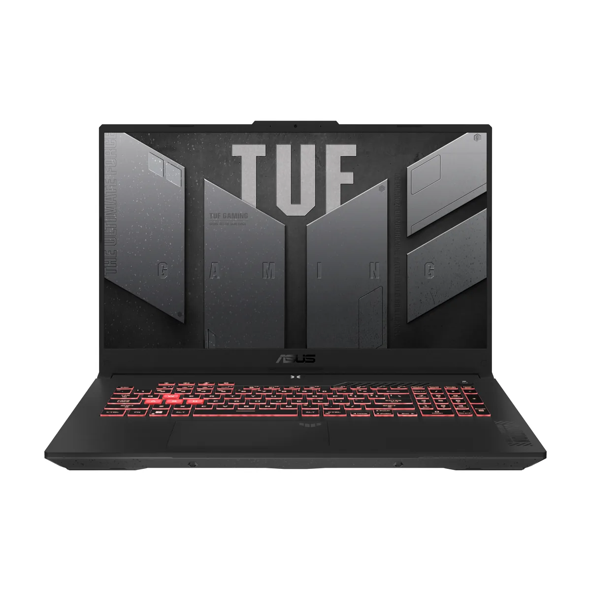 Ноутбук ASUS TUF Gaming A17 FA707NUG AMD Ryzen 7 7445HS/16Gb (D5)/SSD512Gb/RTX4050 6Gb (115W)/17.3"/IPS/FHD/1920x1080/144Hz/NoOS/RJ-45/Mecha Gray/2.6kg