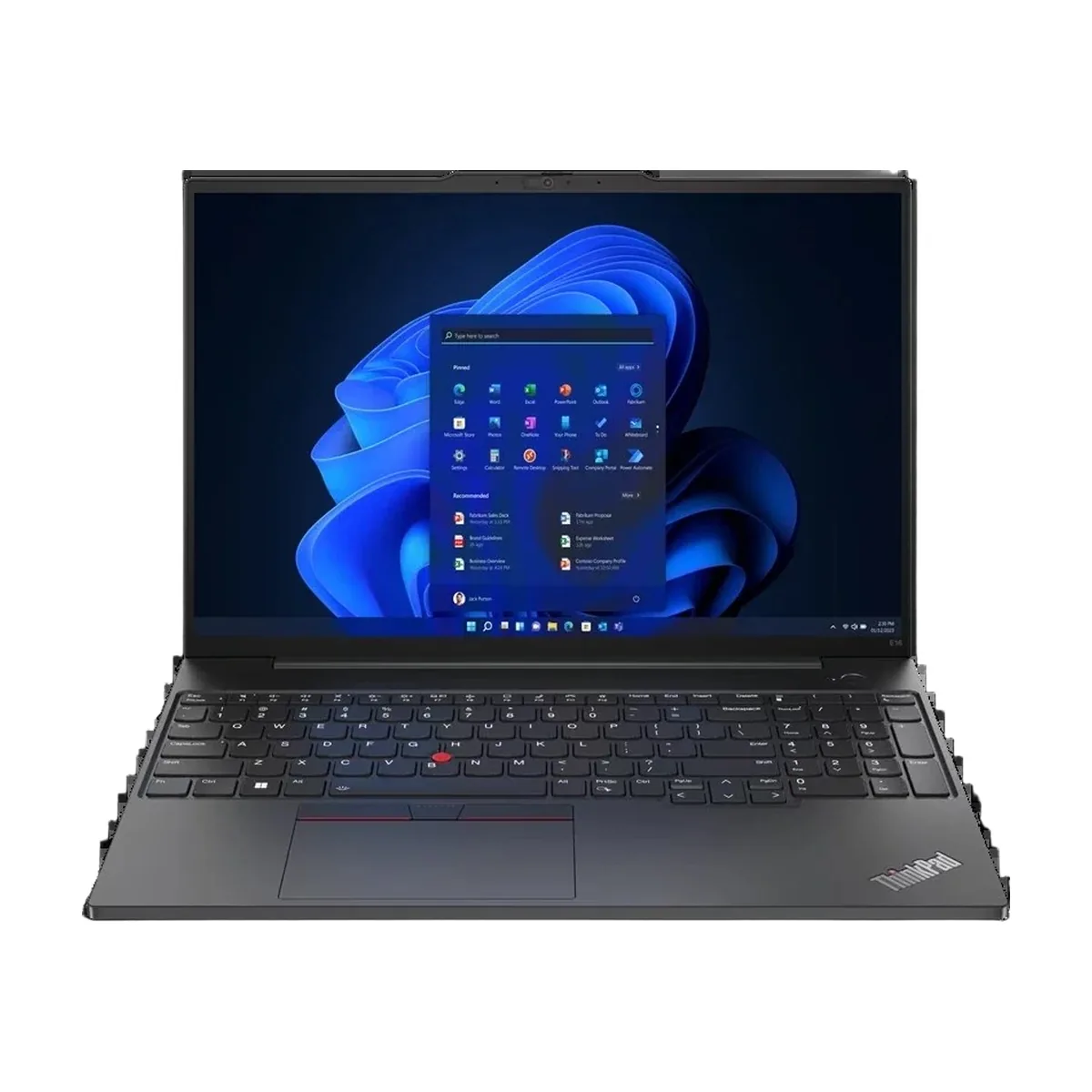 Ноутбук Lenovo ThinkPad E16 Gen 2/16"/IPS/AMD Ryzen 7 7735HS/16Gb/512Gb/SSD/AMD Radeon 680M/Без ОС/черный/1.81kg