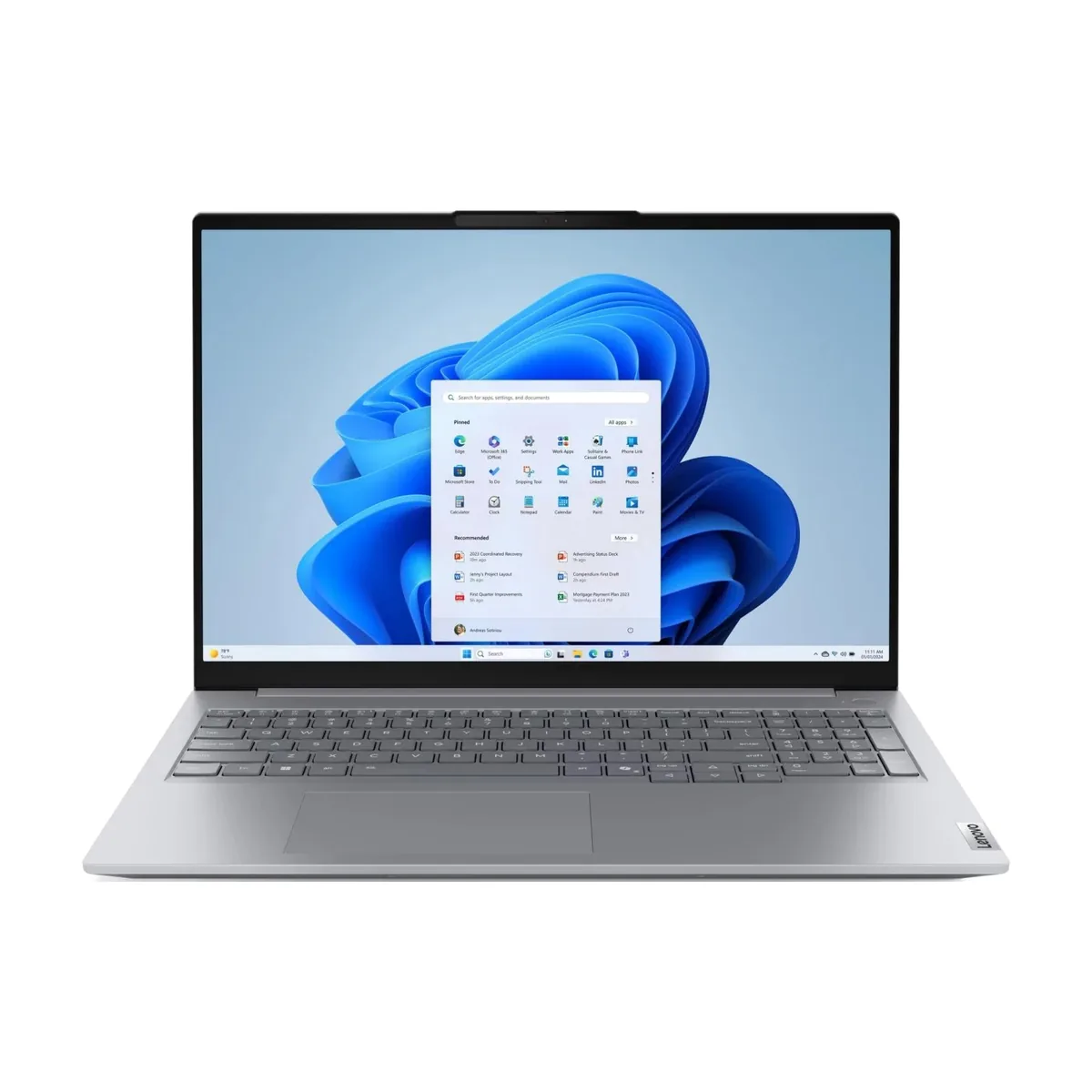 Ноутбук Lenovo ThinkBook 16 G9 IRL/16"/IPS/Intel Core i5-13420H/16Gb/512Gb SSD/Intel Graphics/NoOS/серый/1.7kg