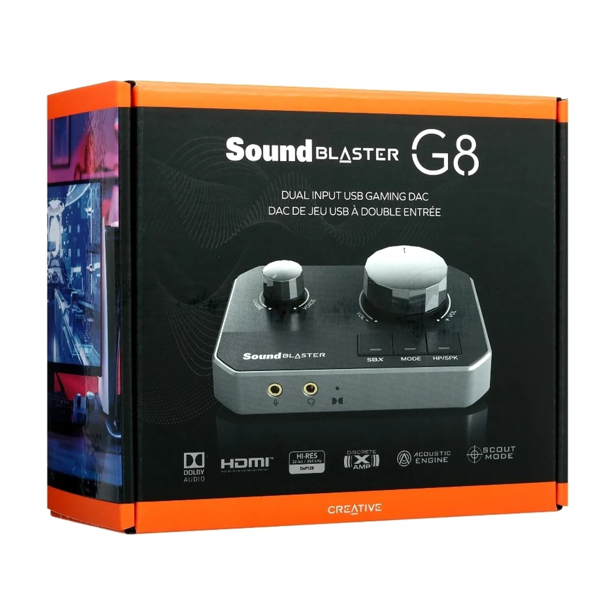 Звуковая карта Creative USB-C Sound Blaster G8 7.1 Ret