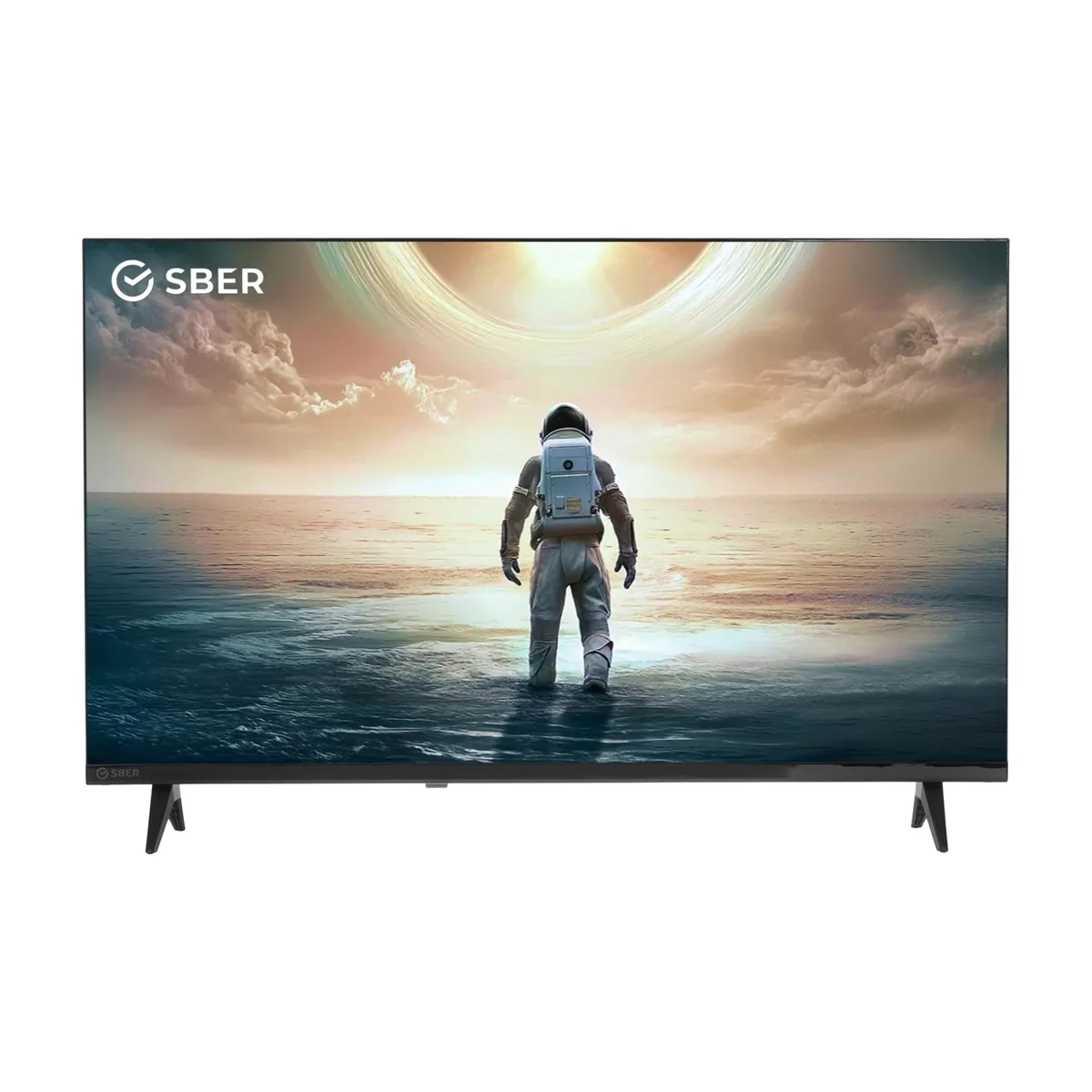 Телевизор Sber 32" SDX-32FQ6031 черный DLED+QLED FHD 60Hz Smart TV Салют ТВ 1.5GB/8GB