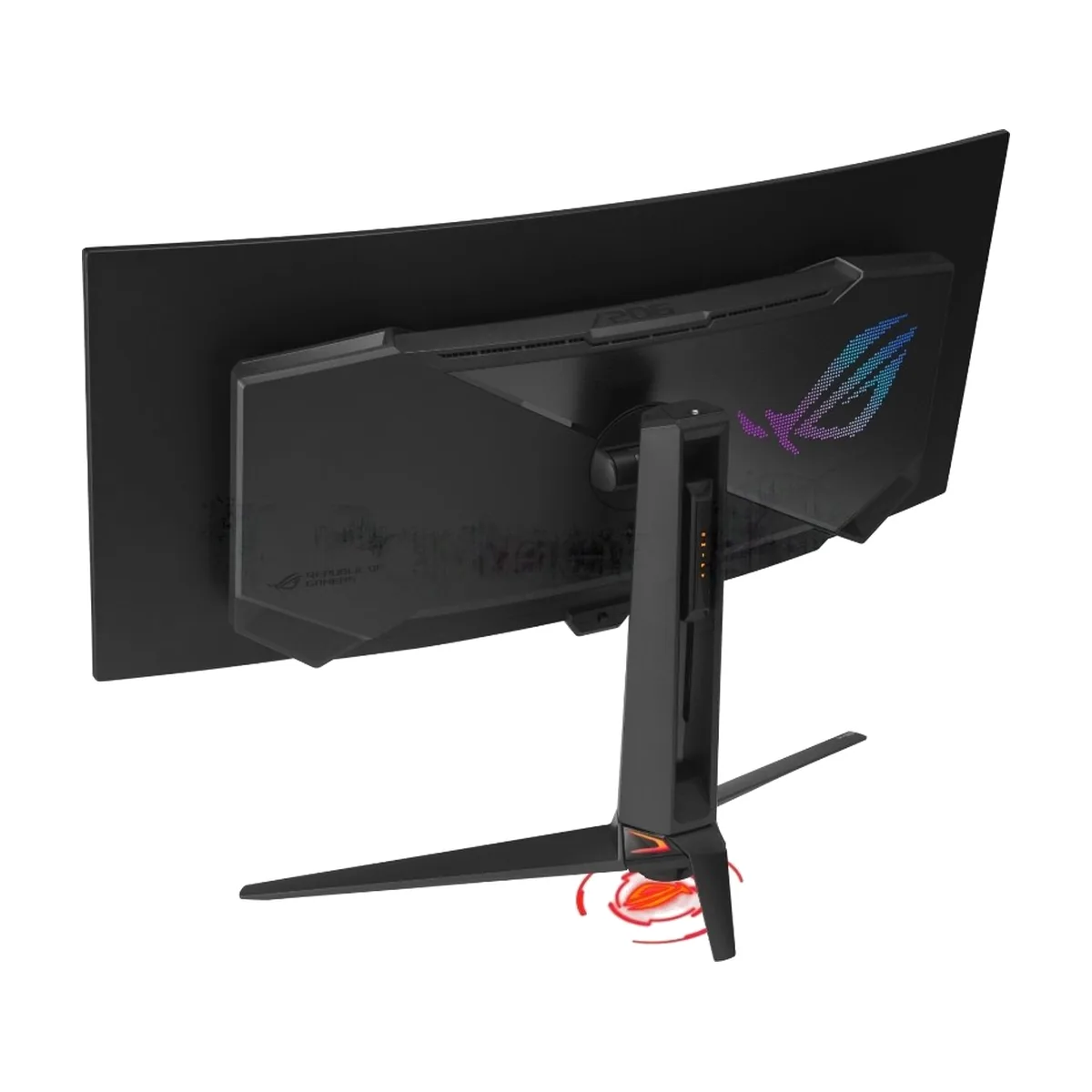 Монитор Asus 34" ROG Swift PG34WCDN черный QD OLED LED 21:9 HDMI матовая HAS Piv 1300cd 178гр/178гр 3440x1440 360Hz FreeSync Premium Pro DP Quad 2K (1440p) USB 8.3кг