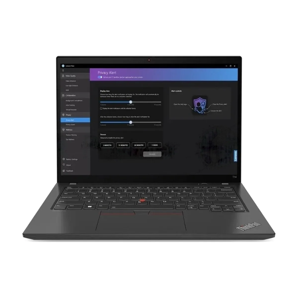 Ноутбук Lenovo ThinkPad T14 Gen 4/14"/IPS/Intel Core i7 1355U/32GB/512GB SSD/Intel Iris Xe Graphics/Windows 11 Home/черный/1.37kg