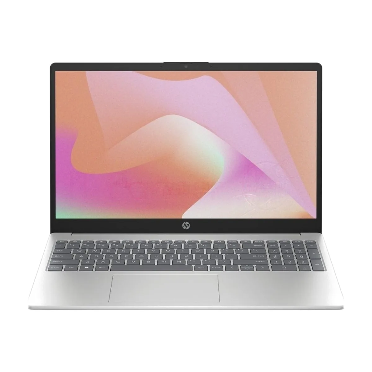 Ноутбук HP 15-fc0025ny/15.6"/IPS/AMD Ryzen 5 7520U/16Gb/512Gb SSD/AMD Radeon 610M/DOS/серебристый/1.59kg