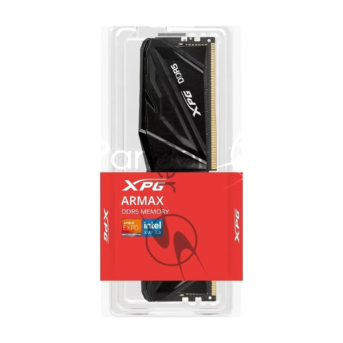 Память DDR5 16GB 5600MHz A-Data AX5U5600C4616G-SAMBK XPG Armax RTL Gaming PC5-44800 CL46 DIMM UDIMM ECC 288-pin 1.1В kit single rank с радиатором Ret