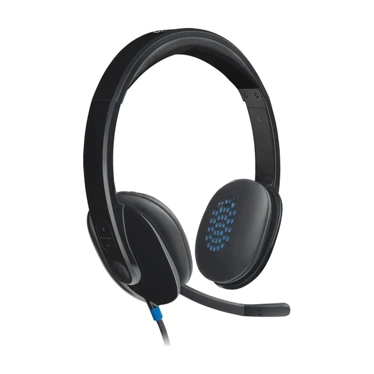 Гарнитура Logitech USB Headset H540 чёрный, проводная, USB