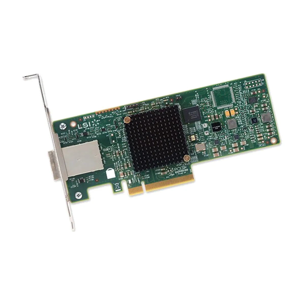 Контроллер LSI SAS9300-8E (PCI-E 3.0 x8, LP, EXTERNAL) SGL SAS12G, 8port (2*extSFF8644), Каб.отдельно