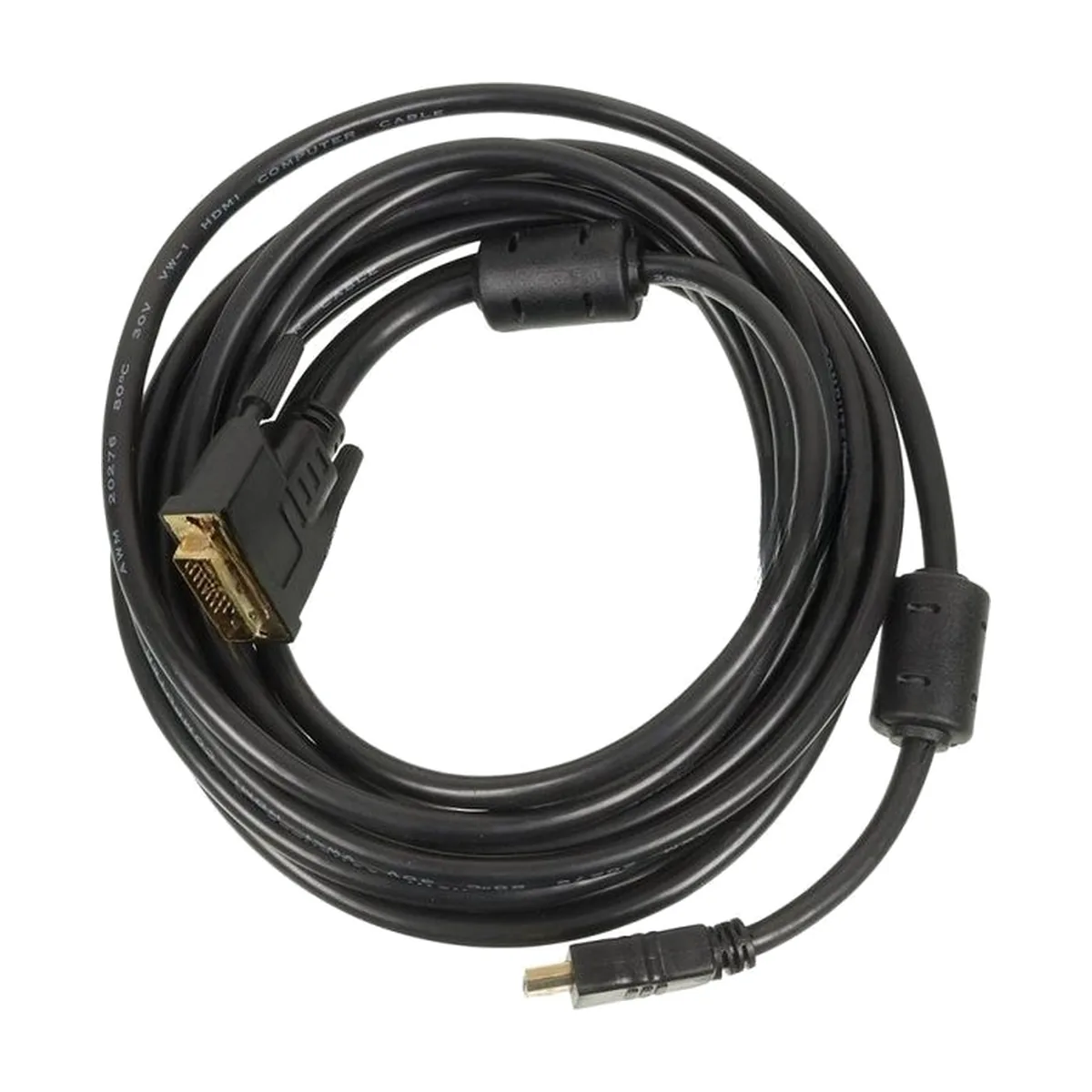 Кабель Ningbo DVI-D/HDMI 24M/19M 5m позолоченные контакты ферритовые кольца